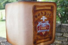 Bible Cover with -Van Der Merwe Coat of Arms