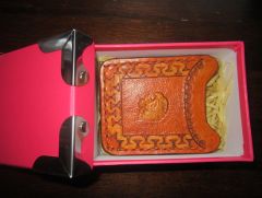 Eagle Head Tooled Credit Card Holder4