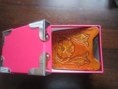 Eagle Head Tooled Credit Card Holder3