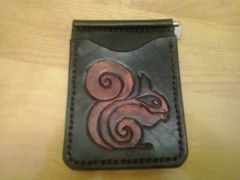 slim wallet front