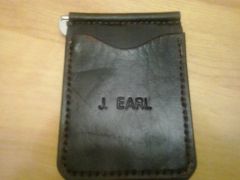 slim wallet back