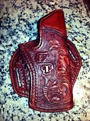 custom Springfield 1911holster with 22° angle