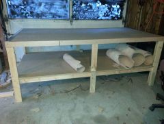 my new 4'x8' work table