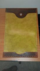 Overlays on dyed main body