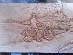 Phone Case, Harley & Steam Train