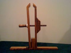 Self made stitching pony using salvaged antique parts