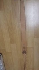 back of first guitar strap