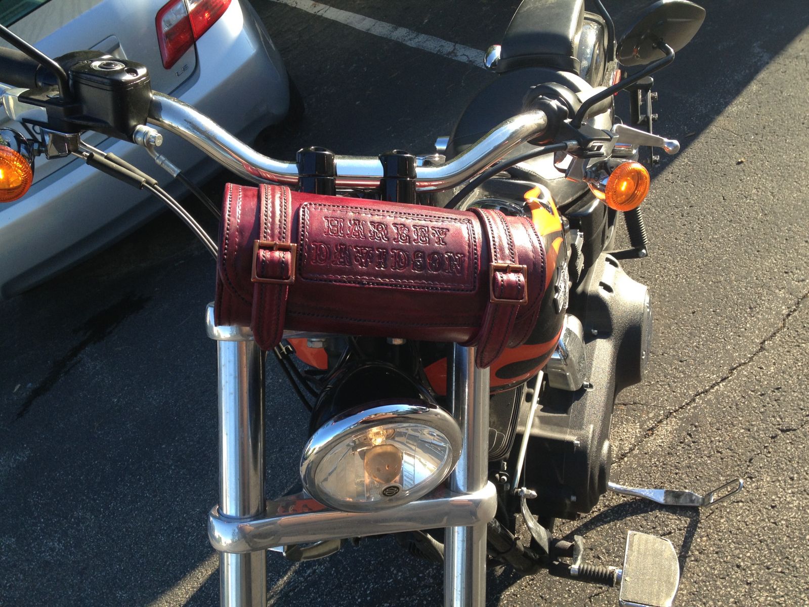 motorcycle fork bag