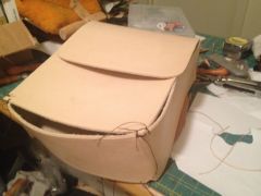 Messenger bag in progress mock up