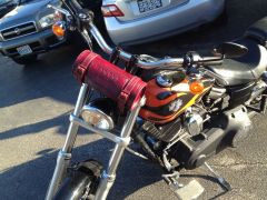 Motorcycle fork bag