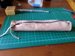 lambskin pencil case