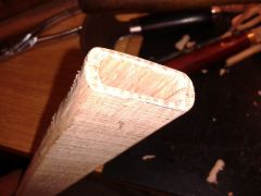 Wood core construction - ready for sanding