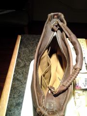 my first leather bag