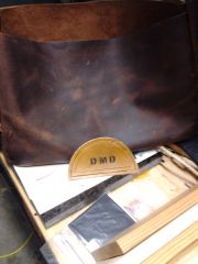 my first leather bag