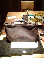 my first leather bag