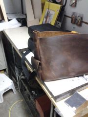 my first leather bag