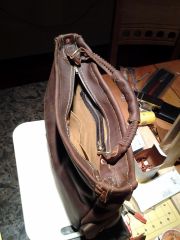 my first leather bag