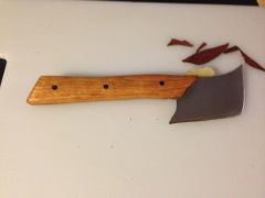 Leather knife