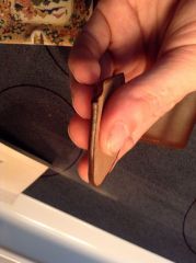 Edge properly finished with Heel and sole edge dressing