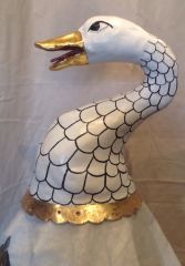Swan helm crest
