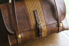 Small tooled weekender - Bag #4