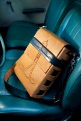 Messenger bag with pinstripes - Bag #4