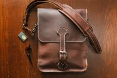 Oil tanned large satchel