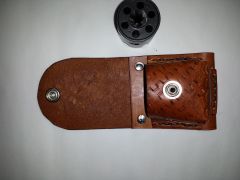 front of pouch