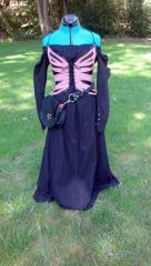 Leather butterfly Top