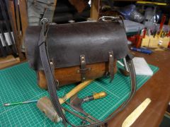 1939 Swiss Army packsaddle bag with added center strap