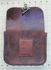 Back Side of Finished Pouch - Open