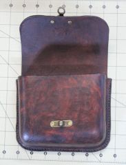 Front Side of Finished Pouch - Open