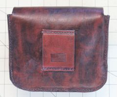 Back Side of Finished Pouch - Closed