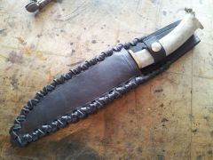 Custom Bowie Knife Sheath