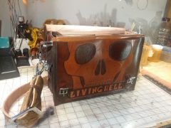 Bag front inside strap