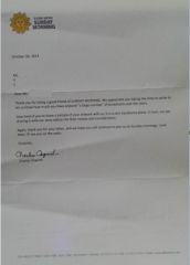 Nice response letter