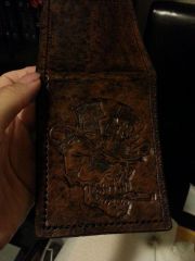Skull wallet shell