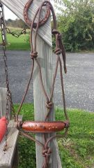 Rope halter with custom noseband