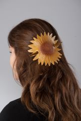 Sunflower On Leather