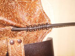 Bolsa bag - close up of lacing