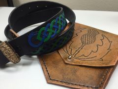 Oroboros Celtic Knotwork Belt