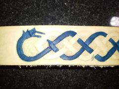 Celtic Belt Version Two   Blue