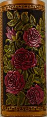 Roses Leather Vase 4 of 4 views