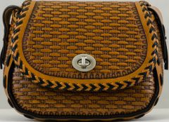 Basketweave Purse