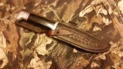 Buck 119 Knife Sheath 1st Attempt