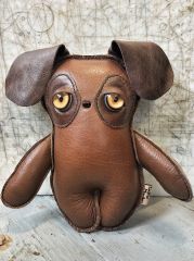 Leather Monster plush pup