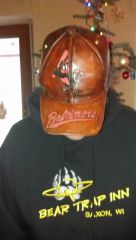 Leather Baseball Orioles cap