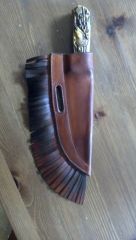 Sheath with homemade Stgag Handle