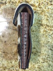 Steer hide knife sheath