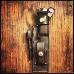 Camp knife sheath
